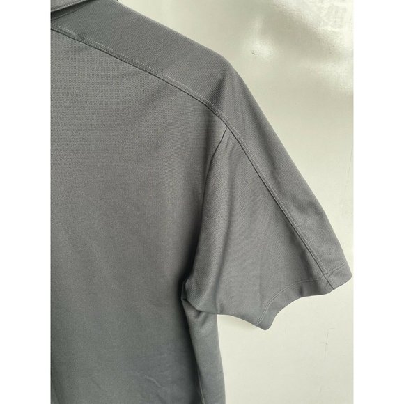 Nike Golf Dri-FIT Gray Polo with US AmeriBank Embroidered Left Chest Size Medium - Picture 8 of 10